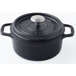 Invicta cocotte ronde - Ø 28 cm - noir - tous feux dont induction Invicta cocotte ronde - Ø 28 cm - noir - tous feux dont induction