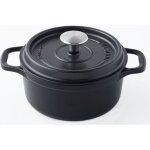 Invicta cocotte ronde - Ø 32 cm - noir - tous feux dont induction Invicta cocotte ronde - Ø 32 cm - noir - tous feux dont induction