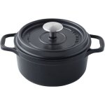 Invicta cocotte ronde en fonte - Ø24 cm - noir Invicta cocotte ronde en fonte - Ø24 cm - noir