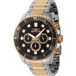 Montre - invicta - pro diver 46058 - quartz - homme - noir - acier inoxydable - 10 atm Montre - invicta - pro diver 46058 - quartz - homme - noir - acier inoxydable - 10 atm