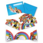 Invitations - paw patrol - 2022 - 8 cartes - enveloppes incluses - 10 x 12 cm
