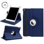 Coque ipad 9. 7 2017 - apple - rotation 360 - antichocs - cuir pu - bleu fonc