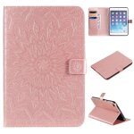 Pour ipad mini 5 coque ipad mini housse avec support portefeuille pu cuir gaufrage etui protection ipad ...