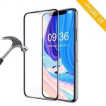 Iphone xr protection cran verre tremp[3d couverture complte][9h duret]anti - rayure cran protecteur ...