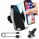 Ir qi serrage automatique tlphone de charge support chargeur de tlphone portable de voiture air vent ...