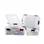Iris ohyama boîte plastique lot de 4 10 l empilable hermétique - at - s - transparent - l39 x p29 x h14 ... Iris ohyama boîte plastique lot de 4 10 l empilable hermétique - at - s - transparent - l39 x p29 x h14 ...