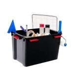 Iris ohyama boîte plastique lot de 3 70 l empilable hermétique - ddat - ld - noir - l59 x p39 x h38 cm ... Iris ohyama boîte plastique lot de 3 70 l empilable hermétique - ddat - ld - noir - l59 x p39 x h38 cm ...
