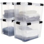 Iris ohyama boîte plastique lot de 3 70 l empilable hermétique - ddat - ld - transparent - l59 x p39 ... Iris ohyama boîte plastique lot de 3 70 l empilable hermétique - ddat - ld - transparent - l59 x p39 ...