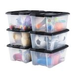 Iris ohyama boîte plastique lot de 6 15 l empilable hermétique - ntb - 15 - noir - l39. 5 x p29 x h18. ... Iris ohyama boîte plastique lot de 6 15 l empilable hermétique - ntb - 15 - noir - l39. 5 x p29 x h18. ...