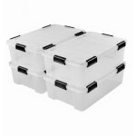 Iris ohyama rangementboite rangement plastique lot de 4 boites hermétiques de 30l at - ls transparent ... Iris ohyama rangementboite rangement plastique lot de 4 boites hermétiques de 30l at - ls transparent ...