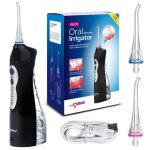 Irrigateur dentaire oral sans fil 2 bouts hydropulseur jet dentaire
