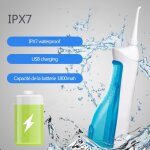 Irrigateur oral jet hydropulseur electrique portable - dasinko - 2 - mode dental care - etanche ipx7 Irrigateur oral jet hydropulseur electrique portable - dasinko - 2 - mode dental care - etanche ipx7