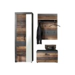 Irwin meubles dentrée et vestiaire b finition matera gris style vieux bois. Irwin meubles dentrée et vestiaire b finition matera gris style vieux bois.