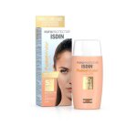 cran solaire teint - isdin - fotoprotector fusion water color - spf50 - 50 ml - teinte bronze