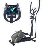 Ise vlo elliptique magntique 8 niveaux rsistance capteur dimpulsion poids d?inertie de 8kg ecran lcd ...