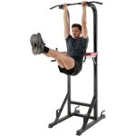 Ise chaise romaine station reglable multifonctions barre de traction dips banc de musculation power tower ...