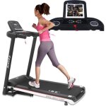 Ise tapis de course pliable electrique 12 programmes silencieux roues de transport cran led et verin ...