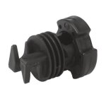 Isolateur  blocage par vis pour piquet mtal et pvc (lot de 10 )