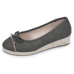Isotoner ballerines semelle � m�moire de forme talon 4 cm tr�s confortables kaki femme