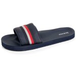 Isotoner mules claquettes sandales plage d�t� semelles eva l�g�res et confortable bleu / rouge homme