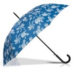 Isotoner parapluie canne ultra d�rperlant solide ouverture automatique / fermeture manuelle fleur coquillage ...