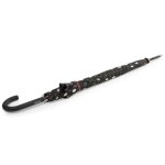 Isotoner parapluie canne ultra - dperlant solide ouverture auto / fermeture manuelle patchwork pquerette ...