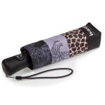 Isotoner parapluie solide ultra - dperlant large couverture ouverture / fermeture auto patchwork animal ...