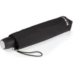 Isotoner parapluie petit prix solide et ultra dperlant noir femme