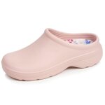 Isotoner sabots pour le jardinage confortables souples r�sistants et l�gers rose fleuri femme