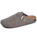 Isotoner sabots semelle extra - flex l�g�re patch talon ultra confort taupe iris� femme