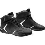 Ixon chaussure moto gambler noir blanc waterproof Ixon chaussure moto gambler noir blanc waterproof