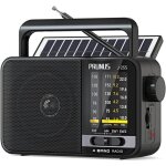 J - 25 poste radio fm / am radio portable rechargeable avec 1800mah gros boutons excellente r�ception ...