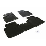 Tapis de sol en caoutchouc - j&j automotive - nissan qashqai + 2 - 3d - antid�rapant - sur mesure