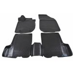 Tapis de sol en caoutchouc 3d - j&j automotive - dacia sandero 2012 - 2020 - noir - sur mesure - antidrapant ...