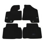 Tapis de sol velours - j&j automotive - hyundai ix35 2010 - 2015 - antidrapant - sur mesure - noir