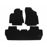 J&j automotive tapis de sol noir velours sur mesure pour citron berlingo 2008 - 2018