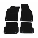 Tapis de sol noir velours - j&j automotive - audi a6 c6 2004 - 2011 - sur mesure - antidrapant - impermable ...