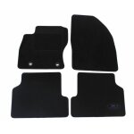 Tapis de sol noir velours - j&j automotive - ford focus 2005 - 2010 - sur mesure - antidrapant - impermable ...