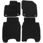 Tapis de sol noir velours - j&j automotive - honda civic 2012 - 2016 - sur mesure - antid�rapant - imperm�able ...
