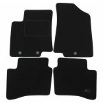 Tapis de sol noir velours - j&j automotive - kia rio 2011 - 2017 - sur mesure - antidrapant - impermable ...