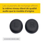 Coussinets doreille - jabra - evolve2 40 / 65 - noir - 6 pices - micro - casque