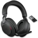 Micro - casque jabra evolve2 85 - usb - a et bluetooth - noir - perche tlescopique - rduction de bruit ...