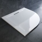 Jacob delafon receveur de douche flight pure 1 / 4 de rond - 80x80 cm - blanc brillant