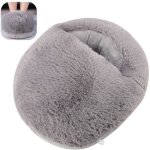 Jadpes chauffe - pieds lectrique usb h coussin chauffant pour pantoufles chauffantes de bureau chaussures ...