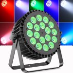 Jajaluya 270w 18 led rgbw jeux de lumi�re dj - uv lumi�re de sc�ne dmx - par led avec stroboscope & son ...