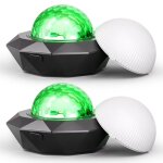 Jajaluya boule disco 5w rgb led - 2pcs jeux de lumi�re dj commande vocale c�ble usb - lumi�re de f�te ...