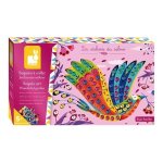 Kit cratif janod sequins  coller jardin merveilleux