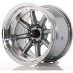 Jante alu 14 japan racing jr19 14x9 et - 25 4x100 - 114 gun metal