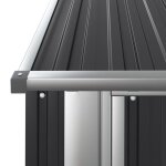 {january sale}abri de jardin - mobilier de jardin hangar de stockageanthracite 1805x97x2095 cm acier ...
