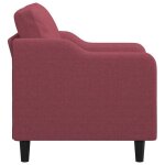 Promotion janvier fauteuil 1 place - mango - petit canap� - rouge bordeaux 60 cm - tissu ss1825